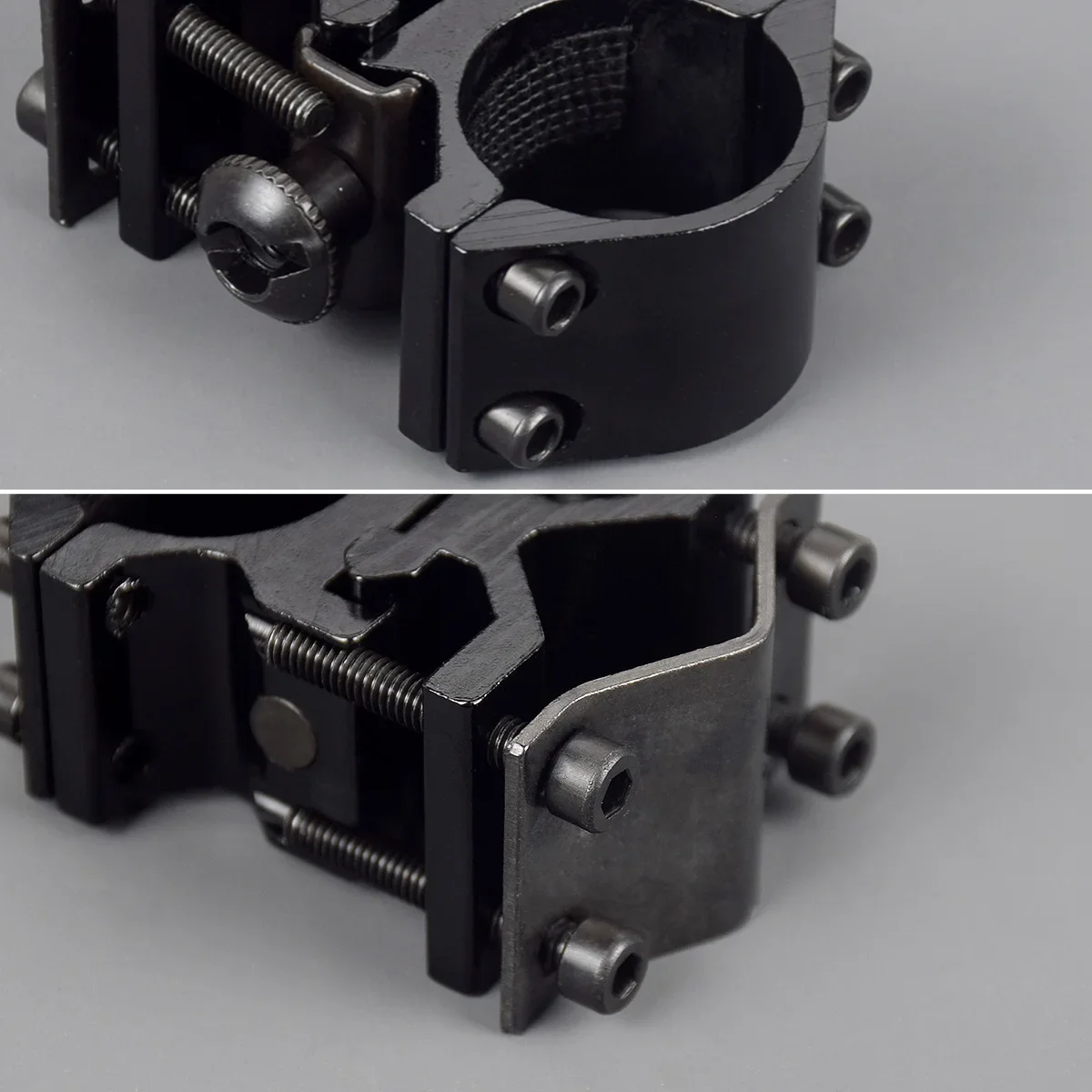 Soporte linterna táctico universal – Abrazadera metálica AR-15 - imagen 3