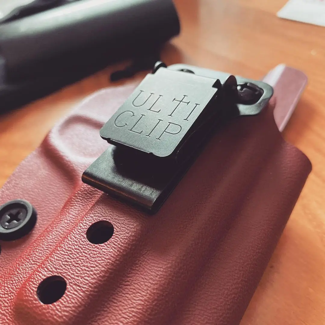Abrazadera Kydex para funda de cuchillo con clip de cintura - imagen 4