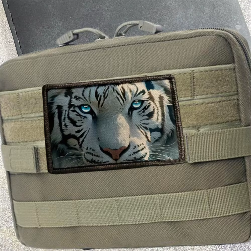 Parche táctico ojo de tigre – Velcro gancho y bucle - imagen 3