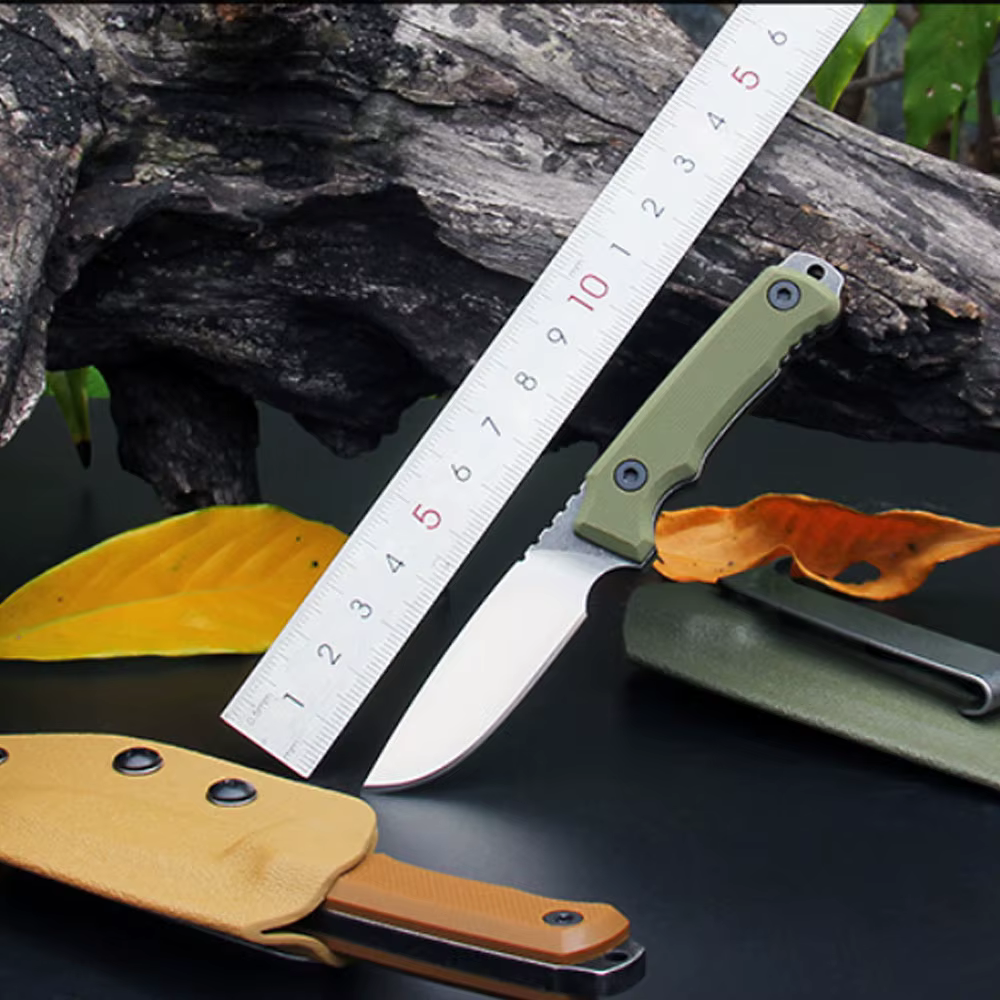 Detalle del mango antideslizante G10