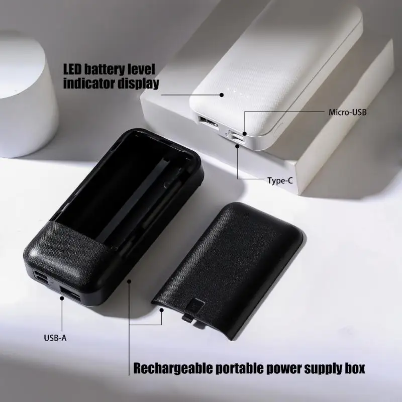 Funda para powerbank 18650 con carcasa y cerradura segura - imagen 4