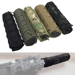 Funda silenciador airsoft camuflaje táctico