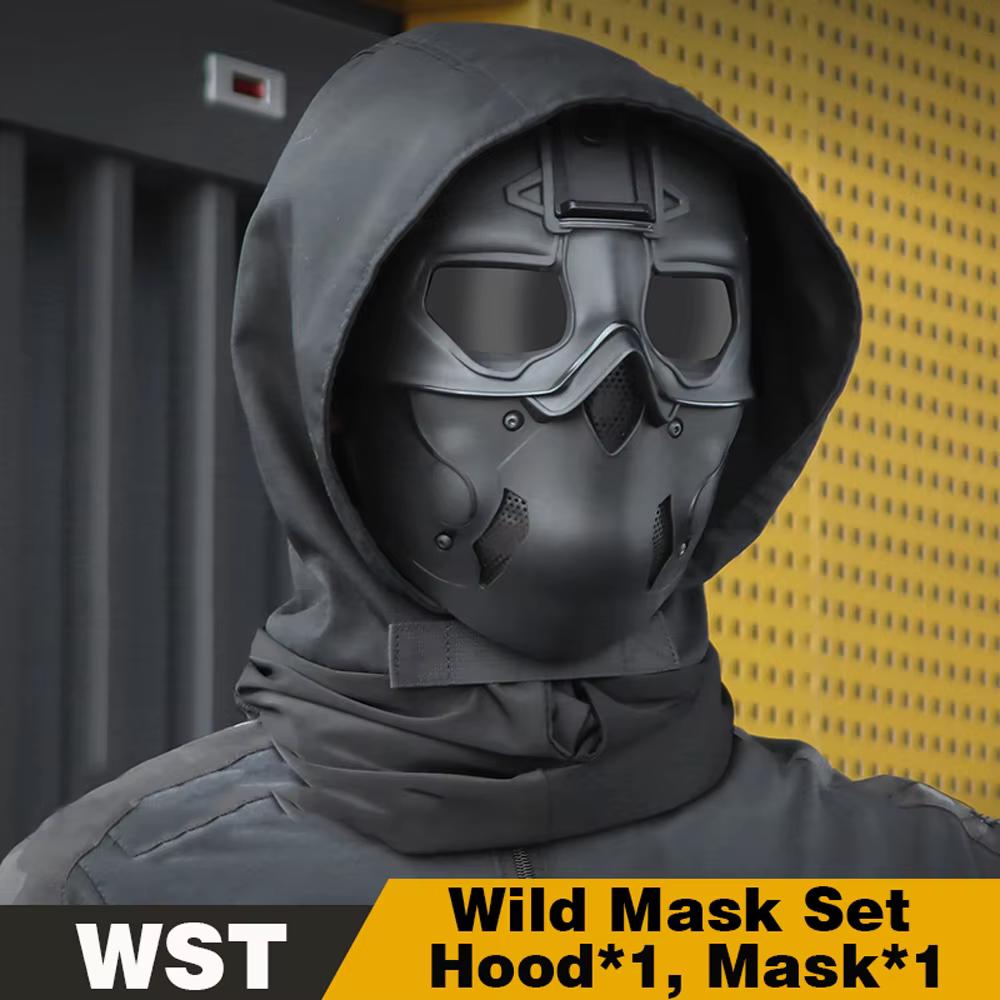 Balaclava táctica media cara – Airsoft Paintball - imagen 2