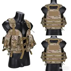 Chaleco táctico modular CQB LBV Oxford 900D MOLLE protector