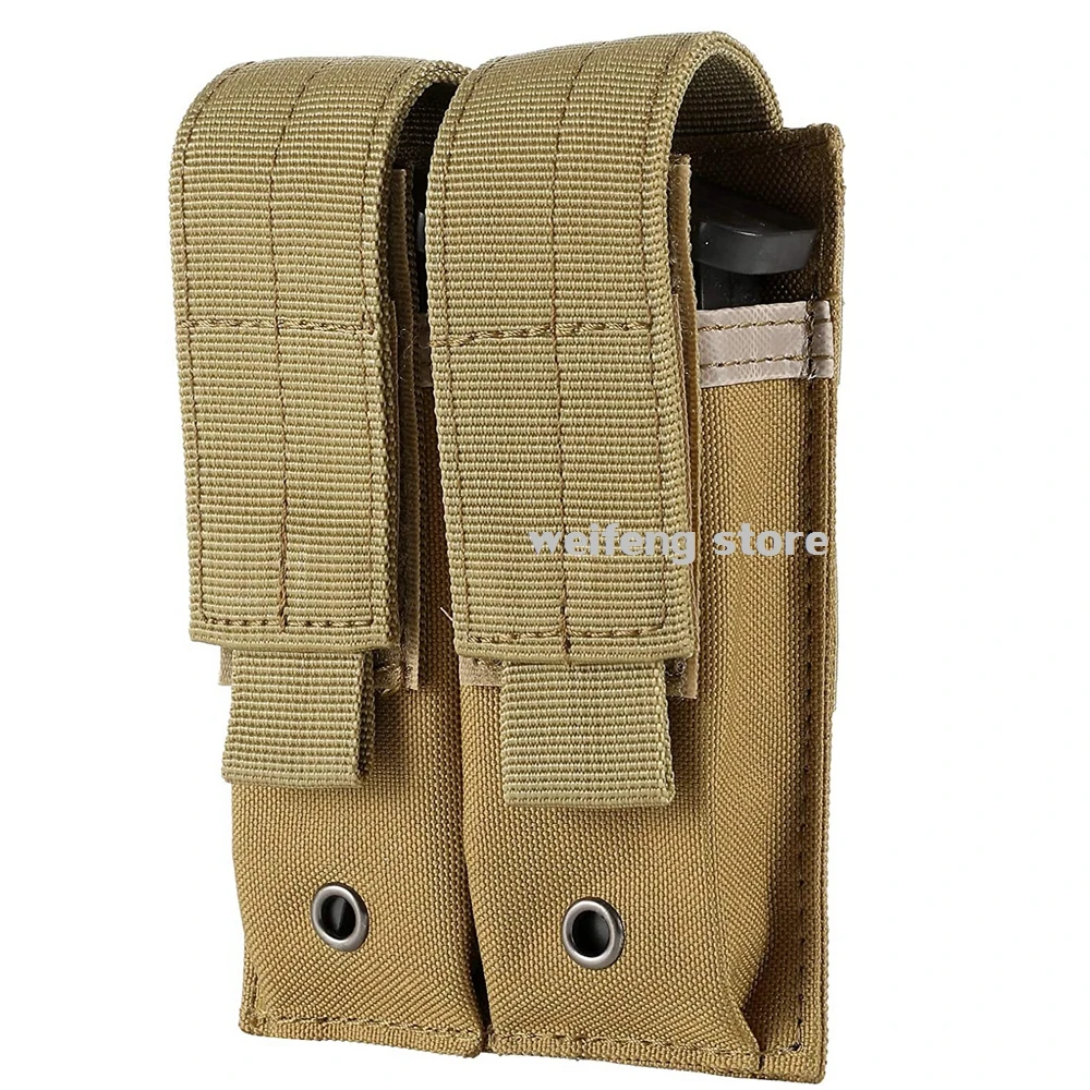 Bolsa táctica MOLLE triple portacargadores Glock M1911 92F