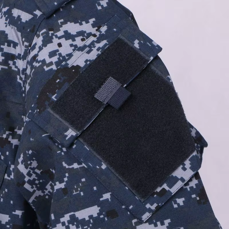 Uniforme táctico camuflado azul marino ripstop para airsoft y outdoor - imagen 2