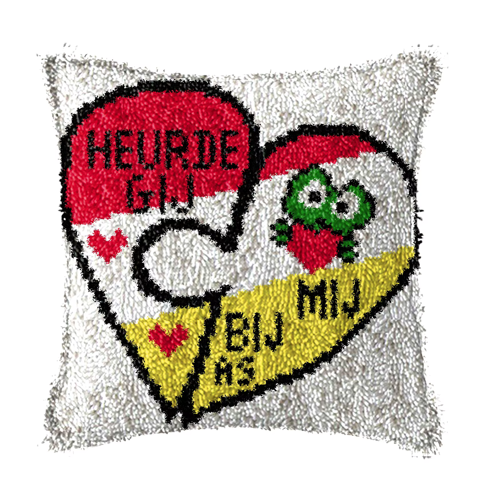 Kit gancho pestillo bordado Oeteldonk Almohada Carnaval Países Bajos - imagen 5
