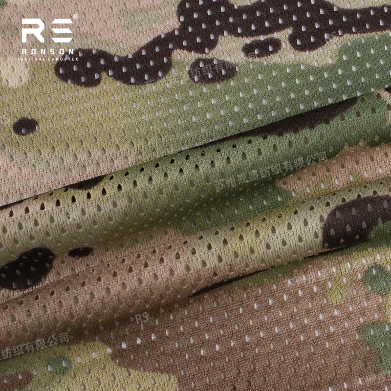 Tela de malla táctica camuflaje tricot para estampado - imagen 4