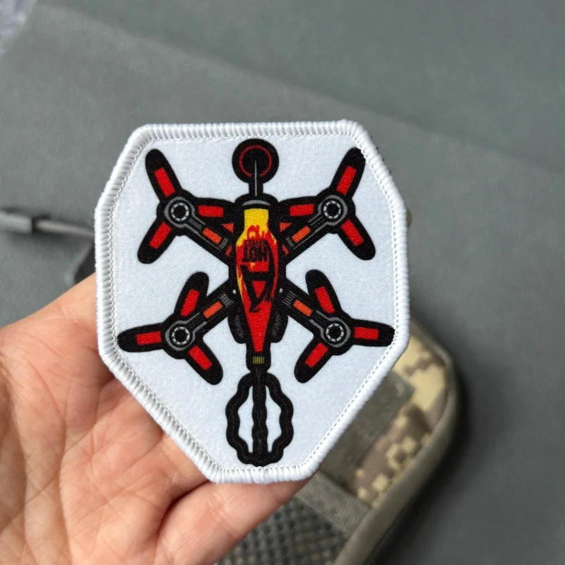 Parche táctico FPV moral con velcro para mochilas y ropa
