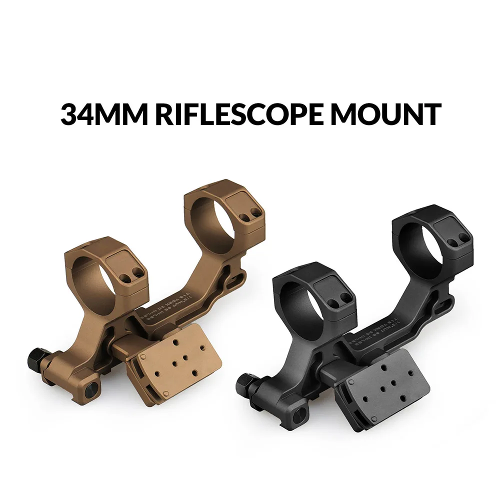 Soporte PPT Airsoft Voladizo Metálico con Montaje 34mm para Riel Picatinny - imagen 4