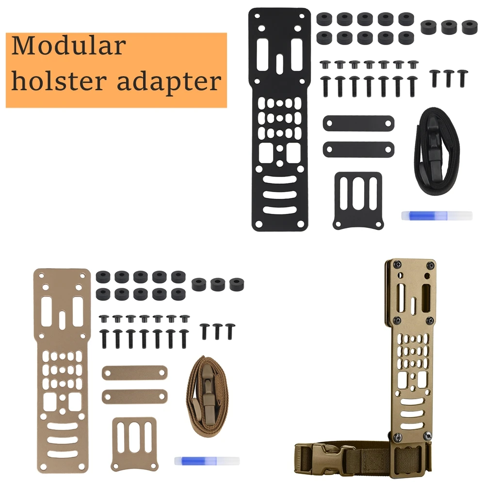 Adaptador de funda para pierna QLS modular con correa táctica