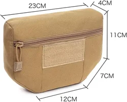 Bolsa táctica de transporte para chaleco JPC CPC AVS con velcro