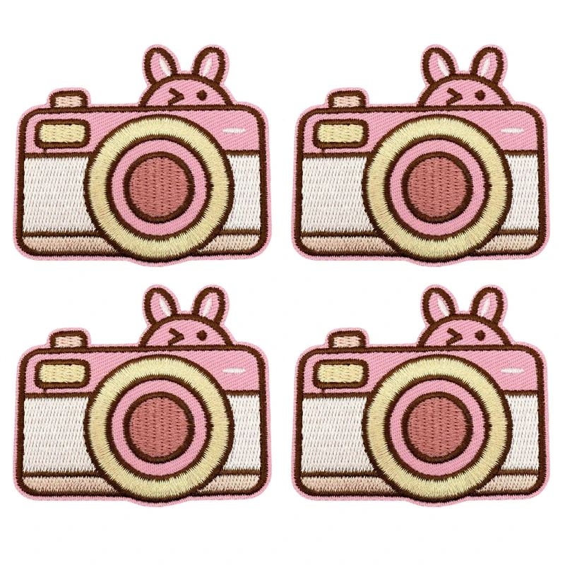 Parche bordado cámara dibujos animados – Termoadhesivo y para coser - imagen 2