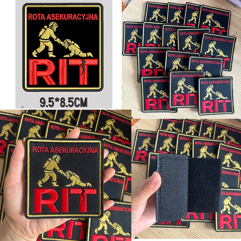 Parche táctico bordado personalizado chevrón termoadhesivo - imagen 4