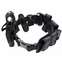 Cinturón táctico utilitario MOLLE con bolsas para exterior