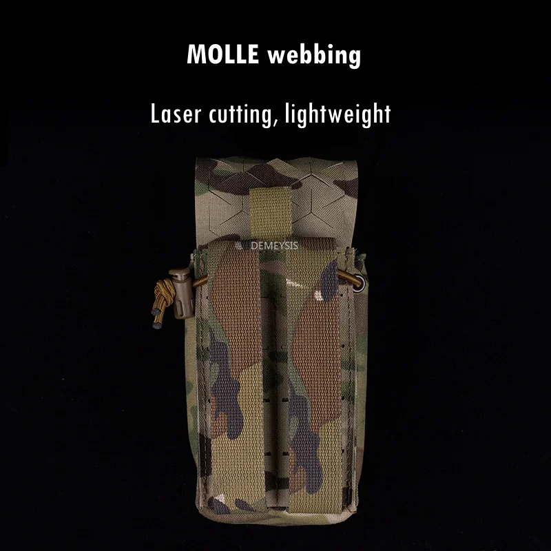 Portacargador MOLLE táctico ajustable para rifle en airsoft y paintball