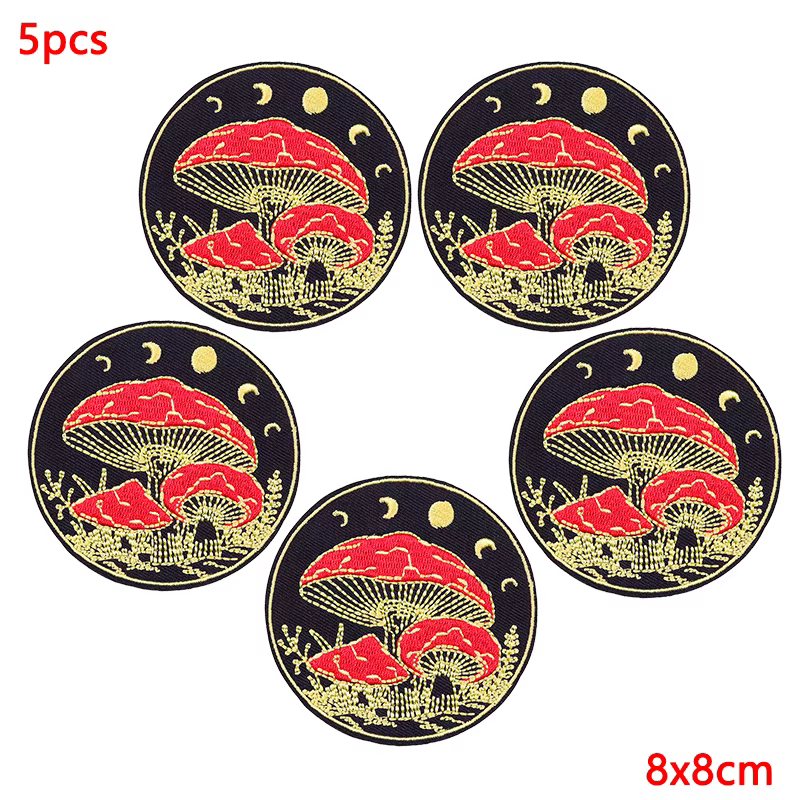 Parches bordados hip hop para ropa – adhesivos de plancha compactos - imagen 5