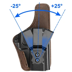 Funda táctica IWB para pistola compacta oculta G19/23 – diestro/zurdo