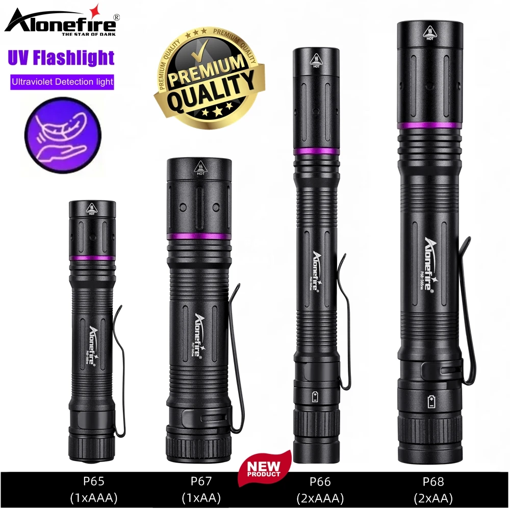 Linterna UV 365/395 nm para inspecciones