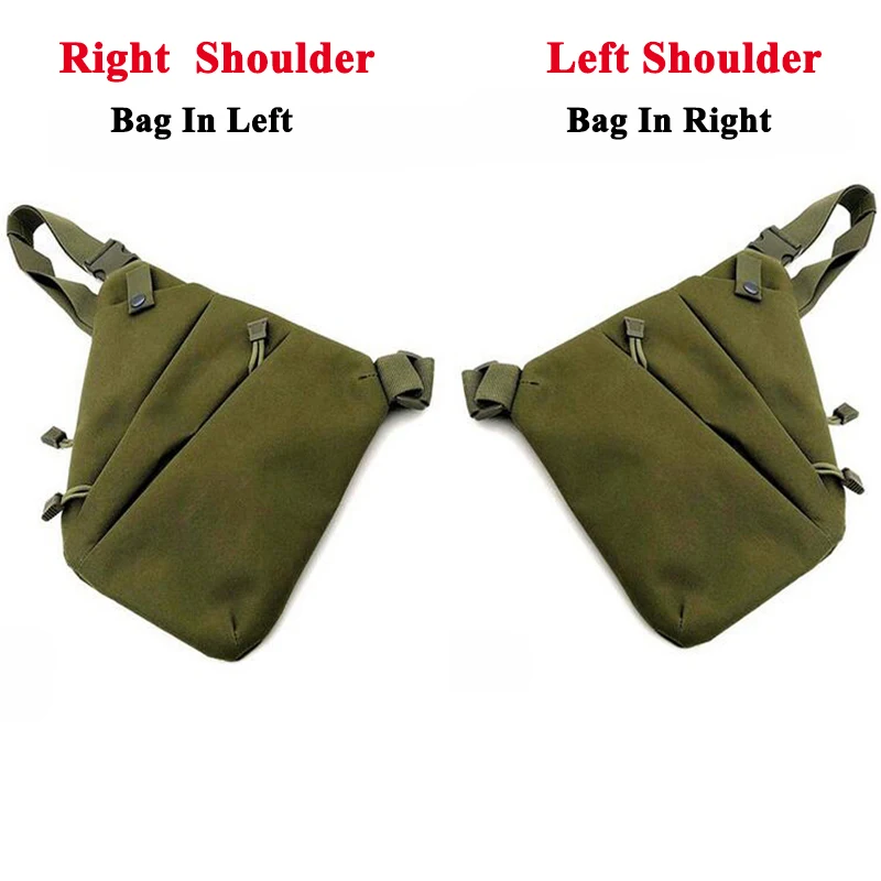 Bolso táctico de pecho antirrobo Oxford funda oculta para arma - imagen 5