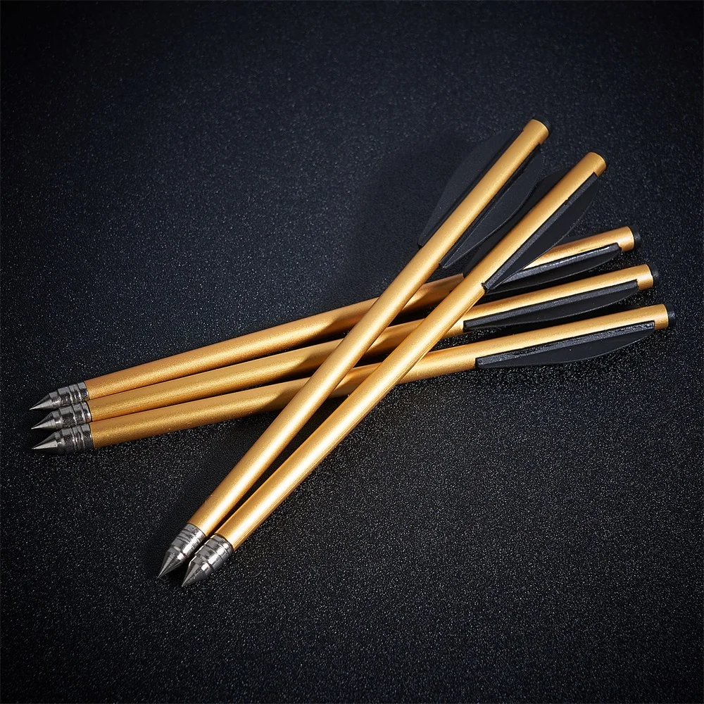 Toparchery Flechas para ballesta de aluminio con puntas fijas - imagen 5