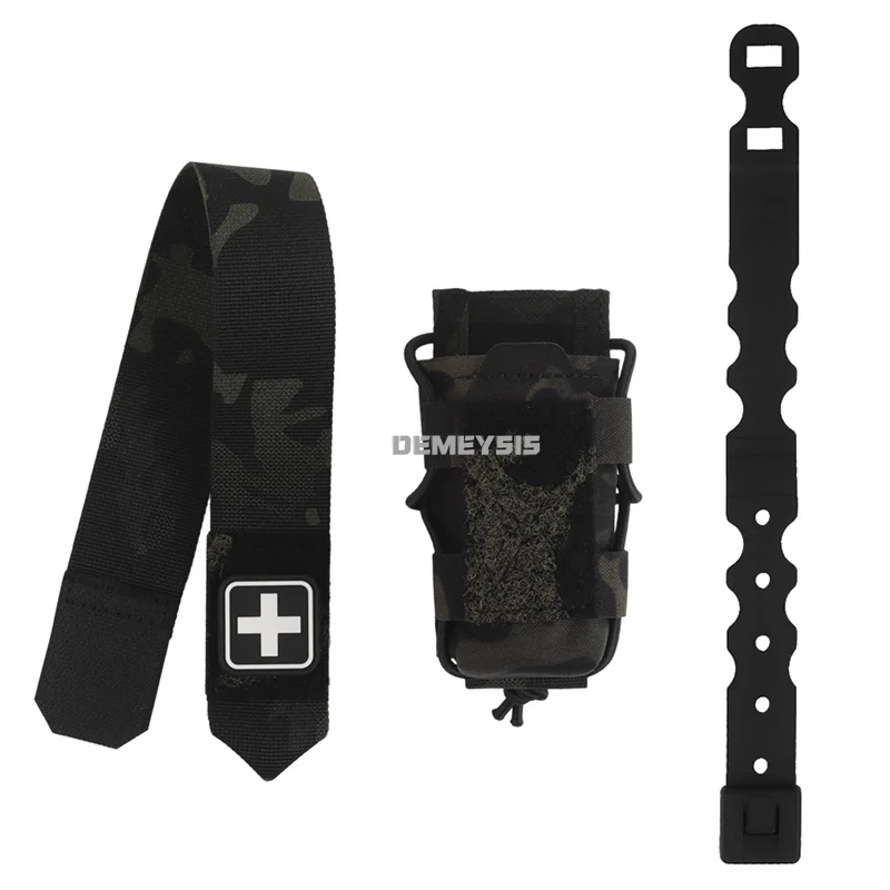 Porta torniquetes MOLLE universal IFAK con bolsa médica táctica