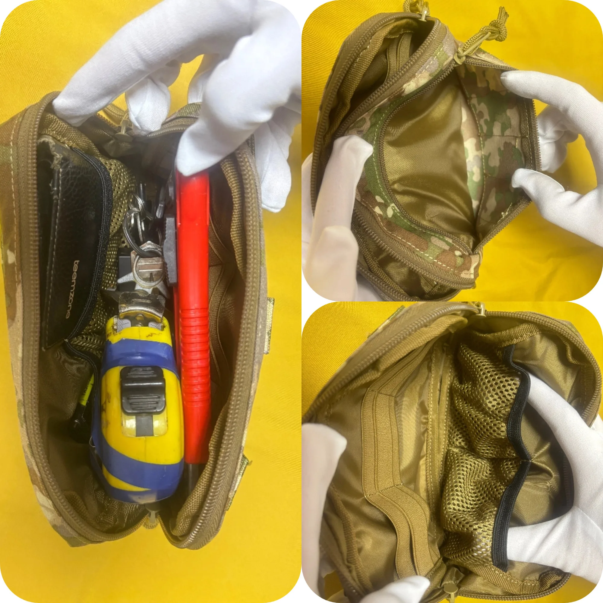 Chaleco táctico MOLLE Subpack camuflaje EMR German Spot CL impermeable - imagen 3