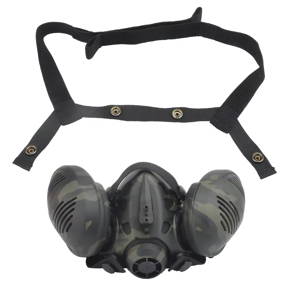 Mascarilla gas media cara táctica – Paintball y cosplay