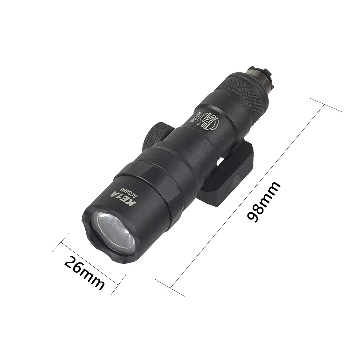 Linterna táctica M300 con pulsador remoto para rifle AR-15 - imagen 3