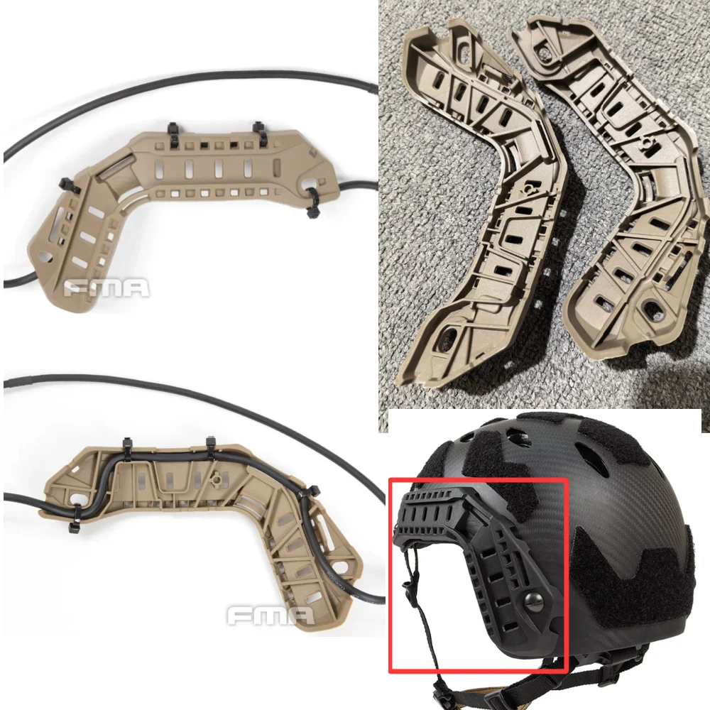 Casco táctico FAST SF ARC con canal de cableado para rieles PowerPath - imagen 2