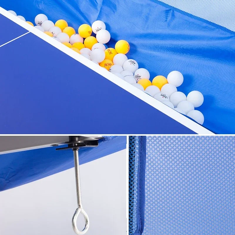 Red entrenamiento ping pong profesional con recogepelotas – práctica eficiente - imagen 5