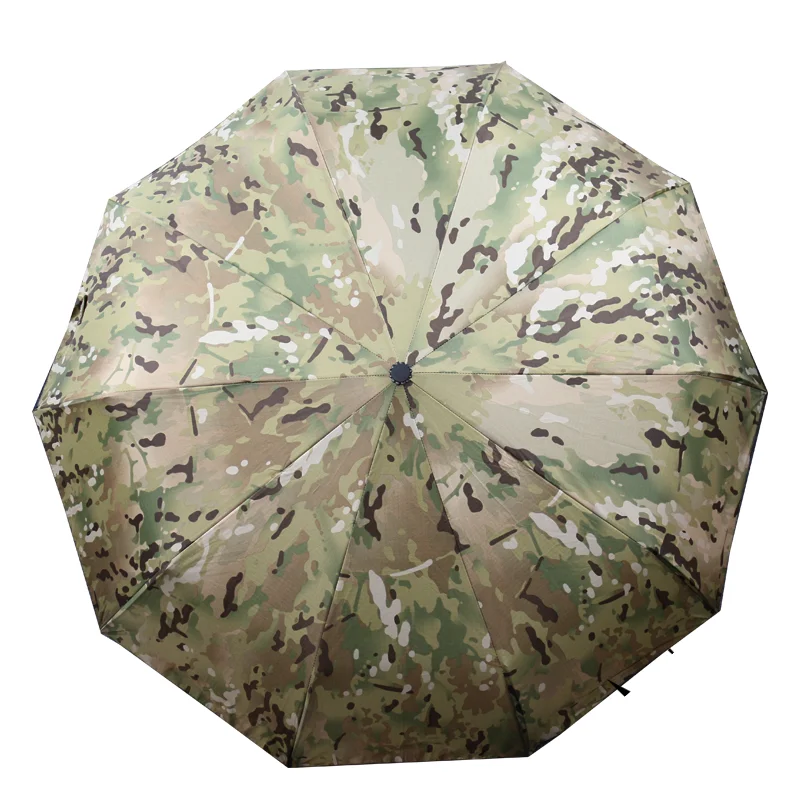 Paraguas táctico plegable automático a prueba de viento camuflaje - imagen 3