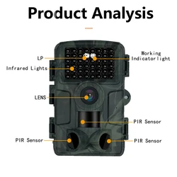 PR4000 Cámara de Caza WiFi con Bluetooth y visión nocturna IR