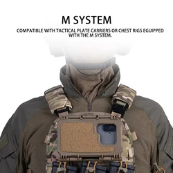 Soporte MOLLE ajustable para teléfono – Chaleco táctico