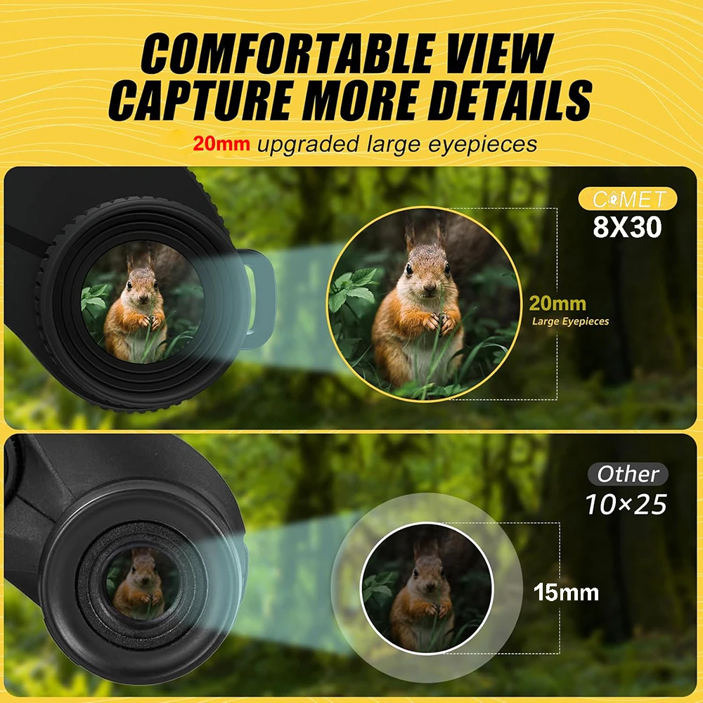 Prismáticos tácticos impermeables ripstop para caza y observación - imagen 4