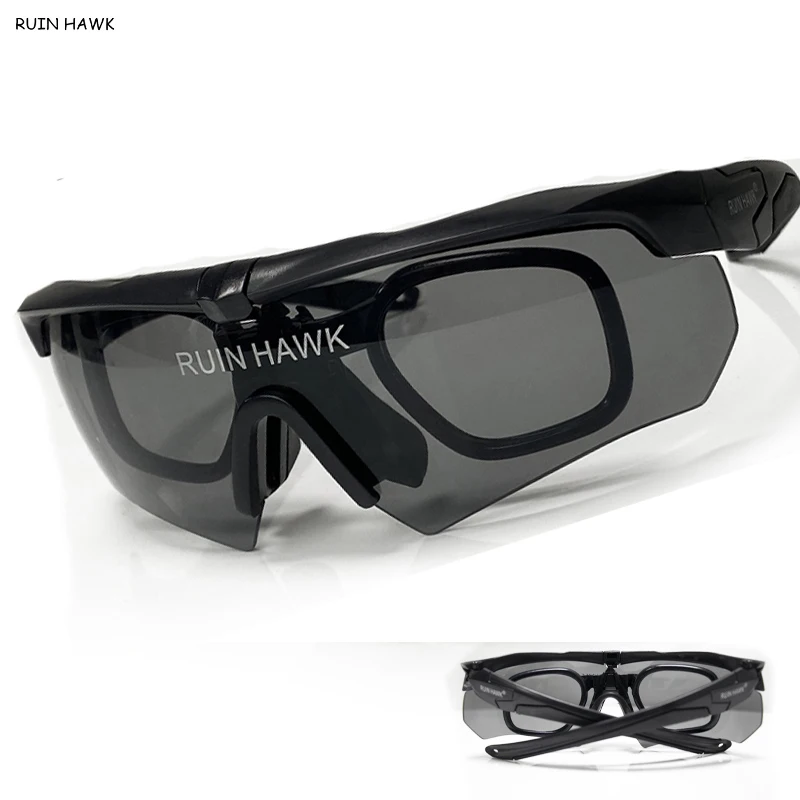 Gafas tácticas UV polarizadas para ciclismo y montañismo - imagen 3