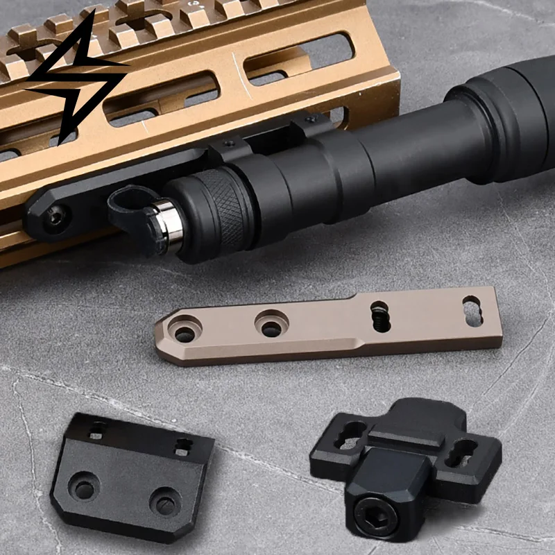 Soporte Picatinny para linterna con desviación de 45° en aluminio CNC - imagen 2