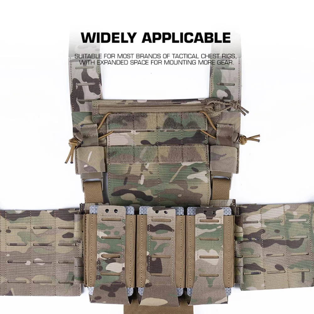 EUD ATAK panel táctico de velcro con cordón amortiguador airsoft - imagen 5