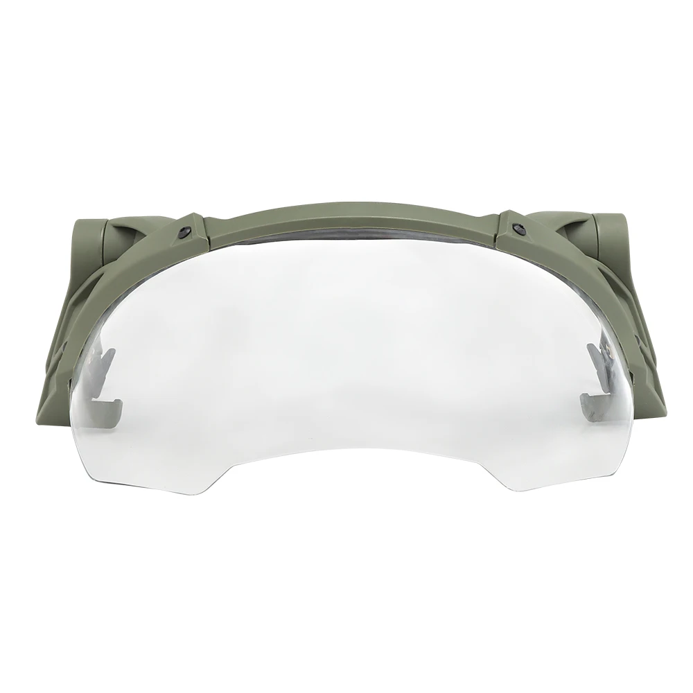 Gafas tácticas abatibles para casco con lentes intercambiables - imagen 3