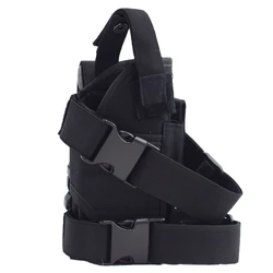 Funda táctica de cuero para pistola corta, mano derecha