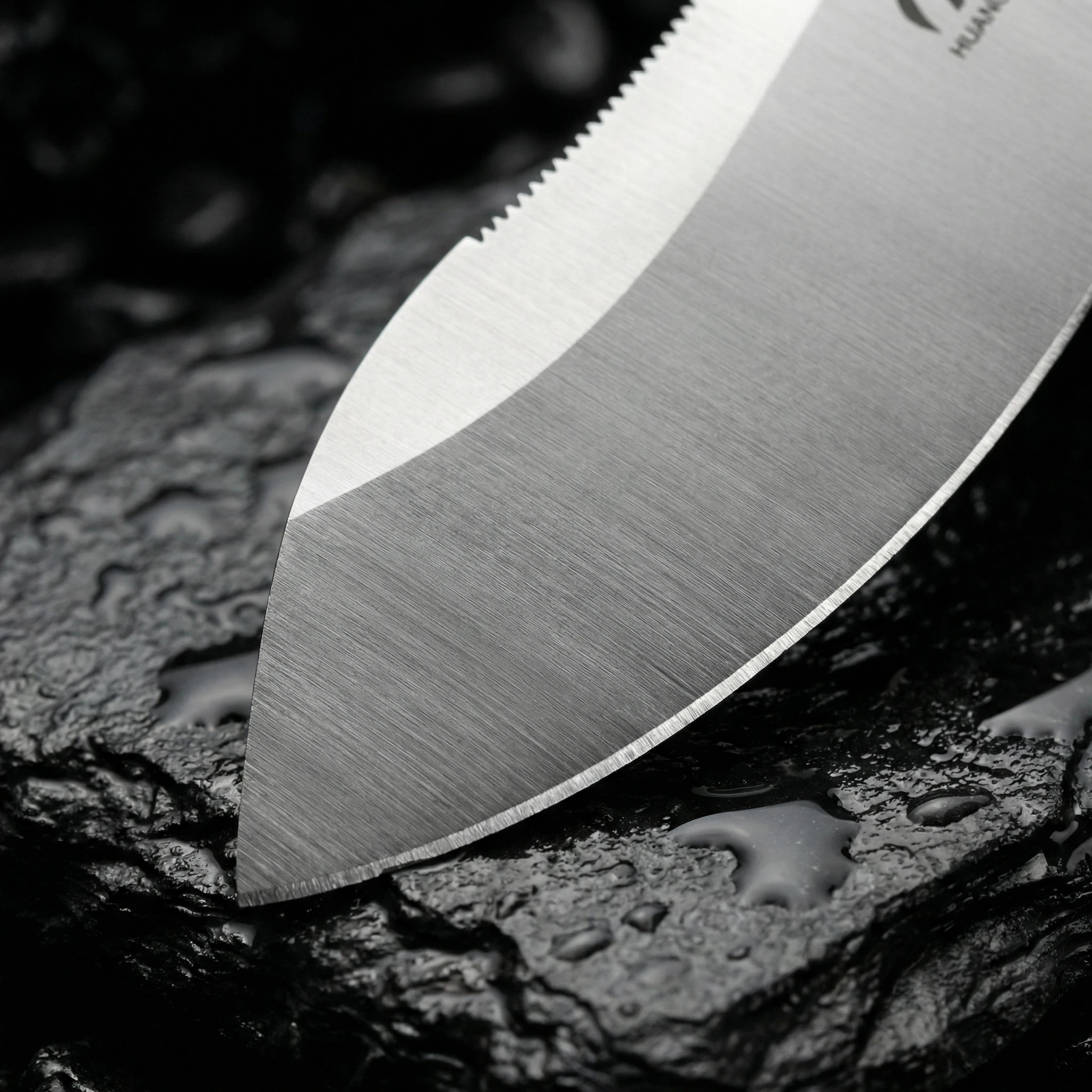 Cuchillo fijo táctico de acero portátil para camping y emergencias - imagen 4