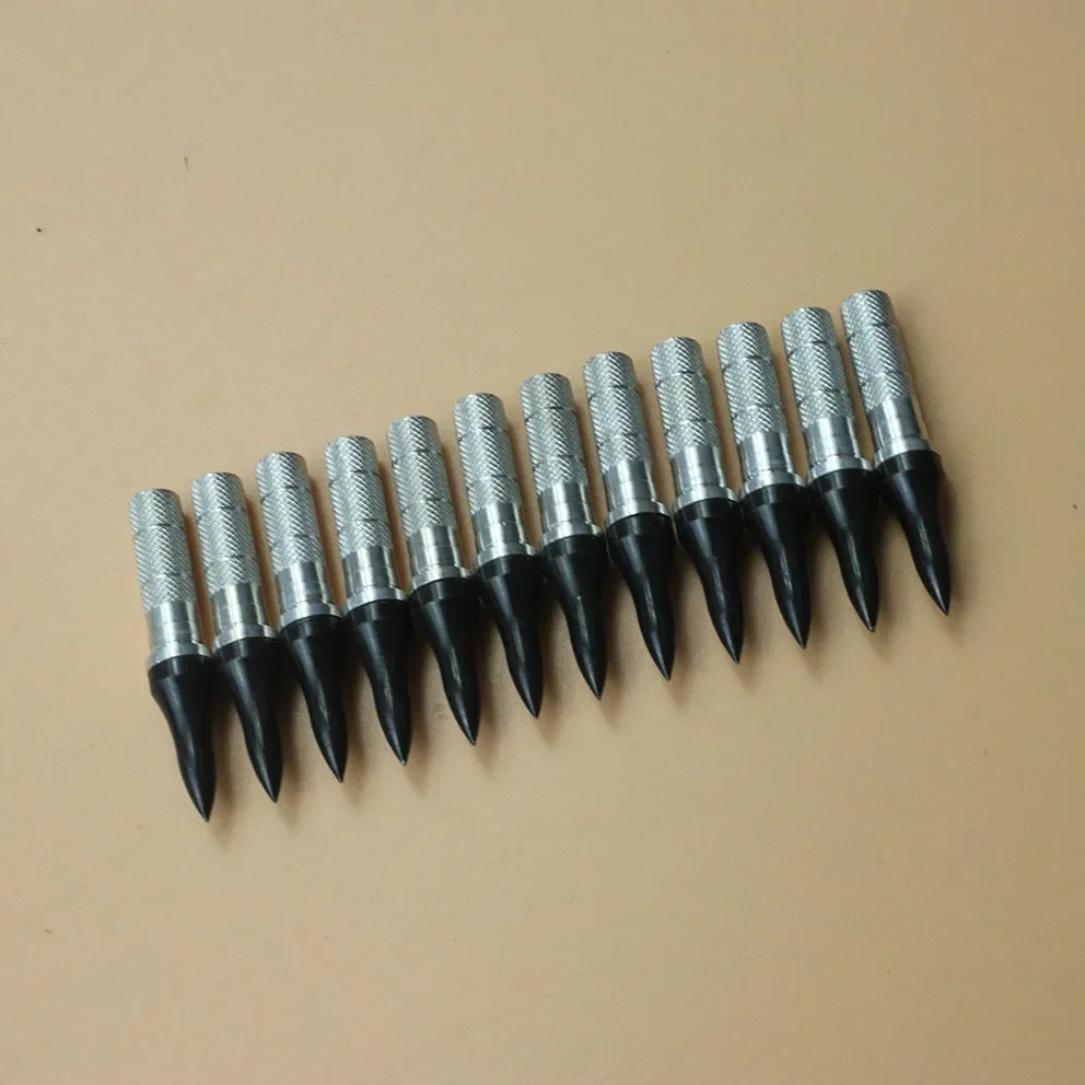 Punta de flecha caza de cabeza ancha en aluminio para eje 6,2 mm - imagen 2