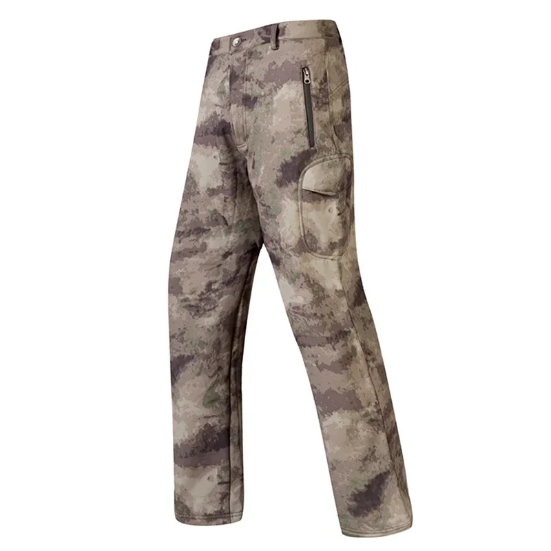 Pantalón cargo táctico piel de tiburón con múltiples bolsillos - imagen 5