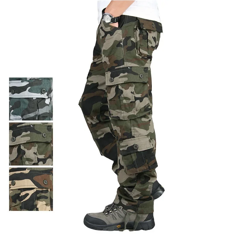 Pantalón cargo táctico de camuflaje para hombre – Estilo urbano - imagen 4