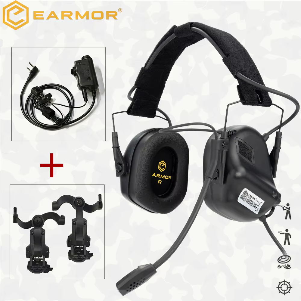 EARMOR M32 SE orejeras tácticas con cancelación de ruido para caza - imagen 2