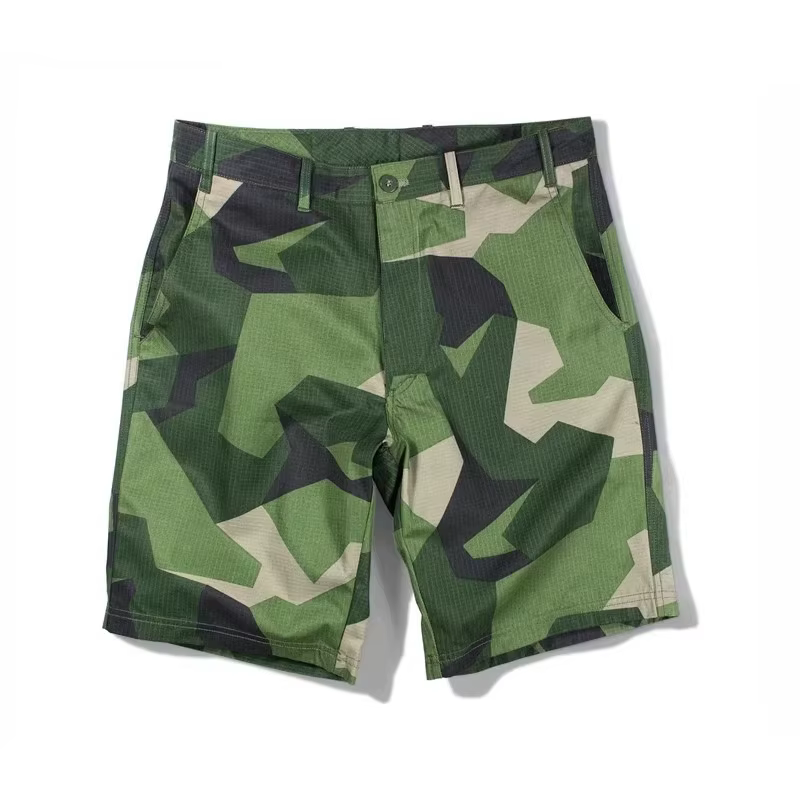 Pantalones cortos tácticos camuflaje sueco geométrico de verano - imagen 2