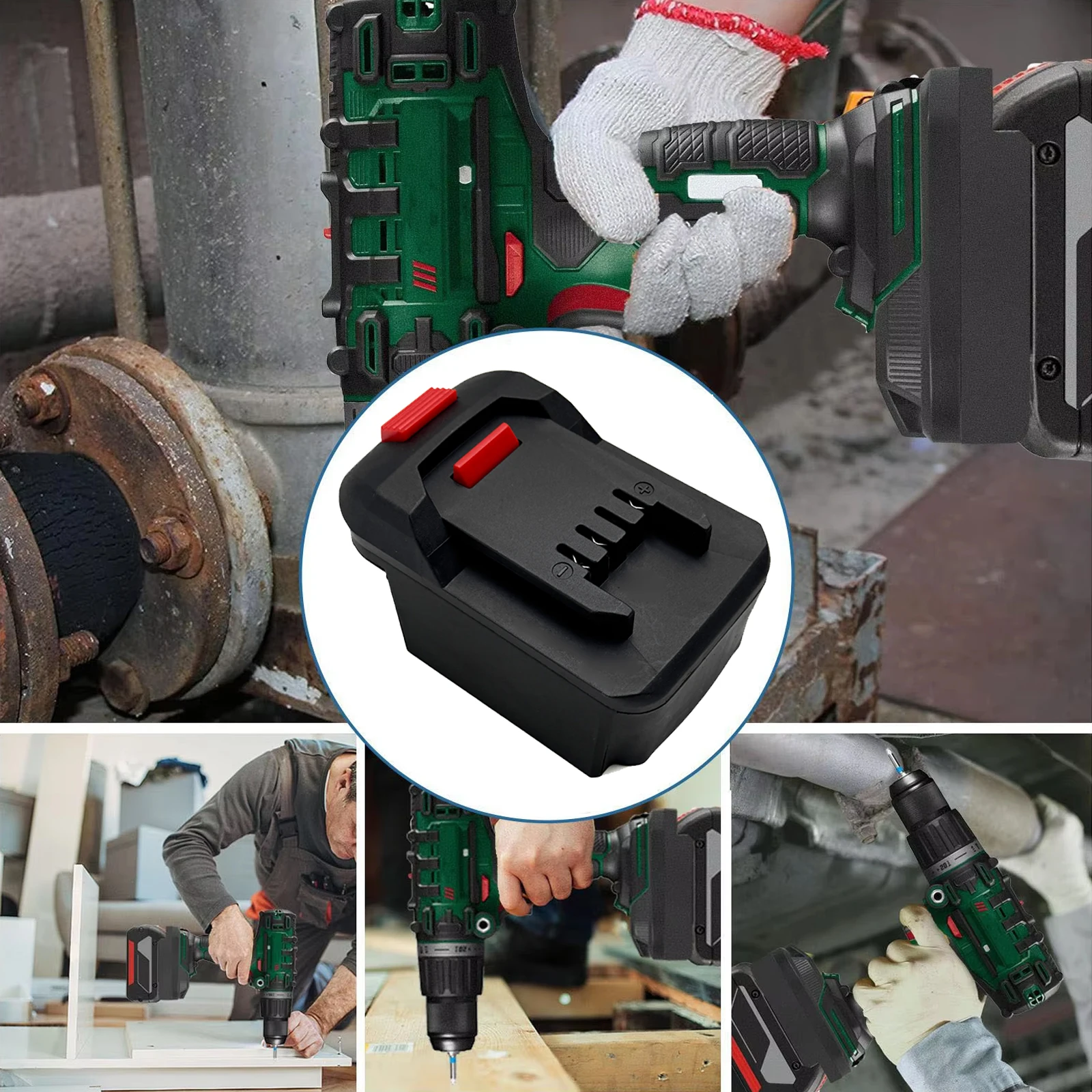 Adaptador de batería Li-ion Milwaukee a Parkside fácil instalar - imagen 5
