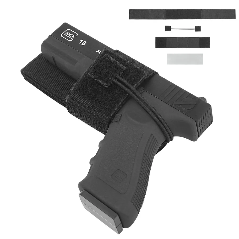 Funda táctica para pistola oculta extracción rápida gancho y bucle - imagen 5