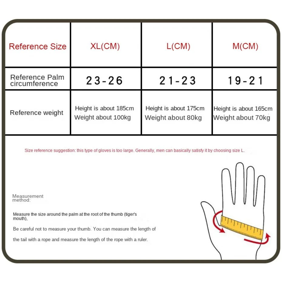 Détail de la conception tactique des gants