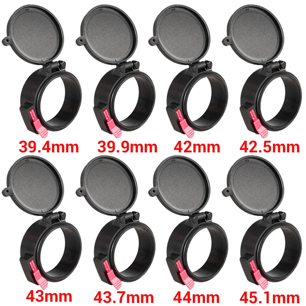 Tapa objetivo visor rifle – Resorte rápido abatible 39-48mm - imagen 4